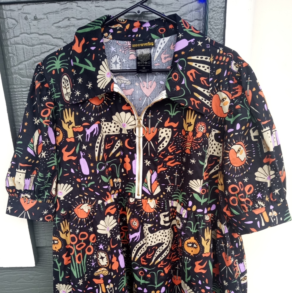 Nooworks Tarot Garden Dress Plus Size 3X
